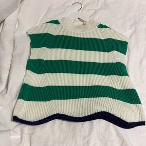 Maeve Anthropologie scalloped sweater. S